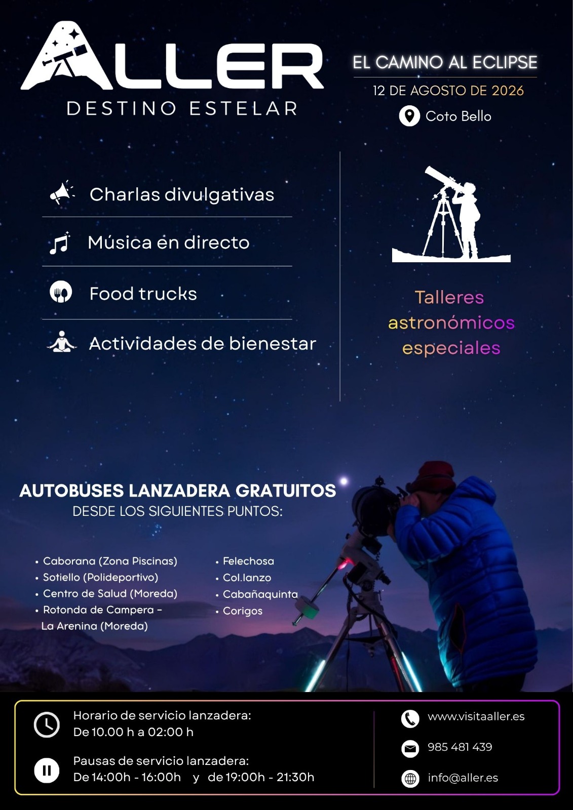 Eclipse event program poster